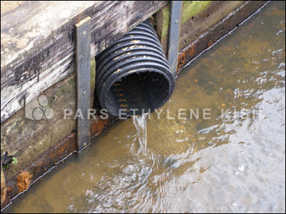 Las aguas residuales tuberías de HDPE